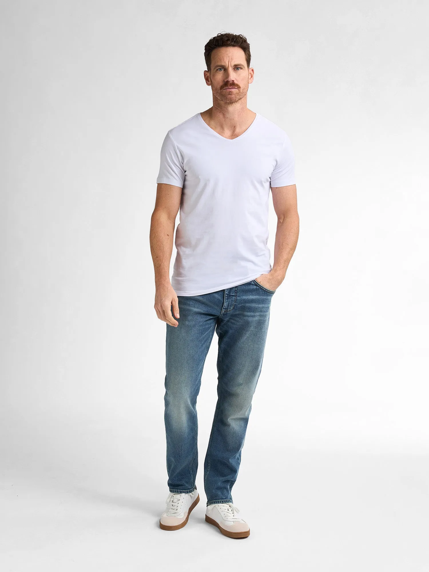 2-pack Basic T-shirt V-Neck