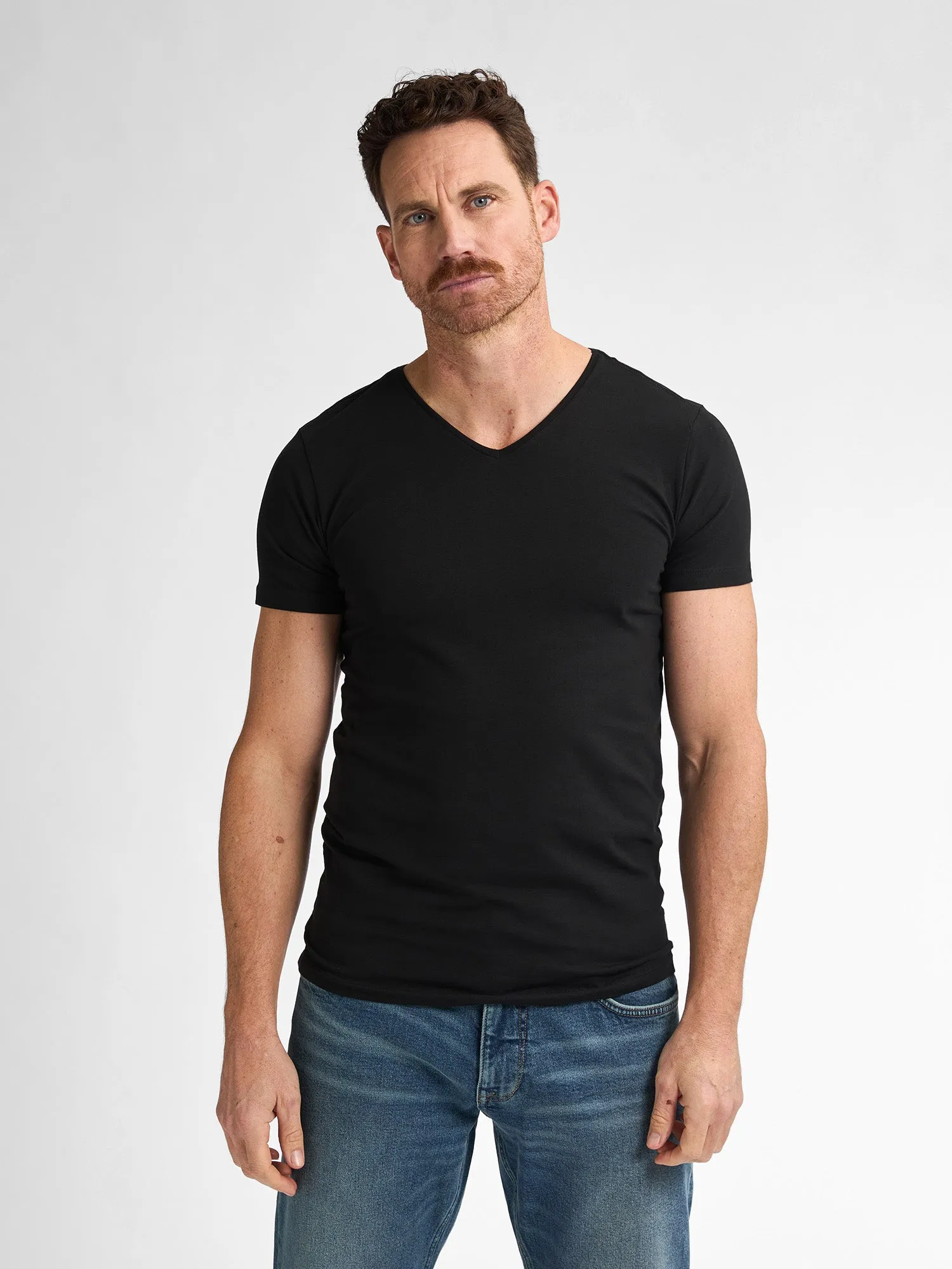 2-pack Basic T-shirt V-Neck