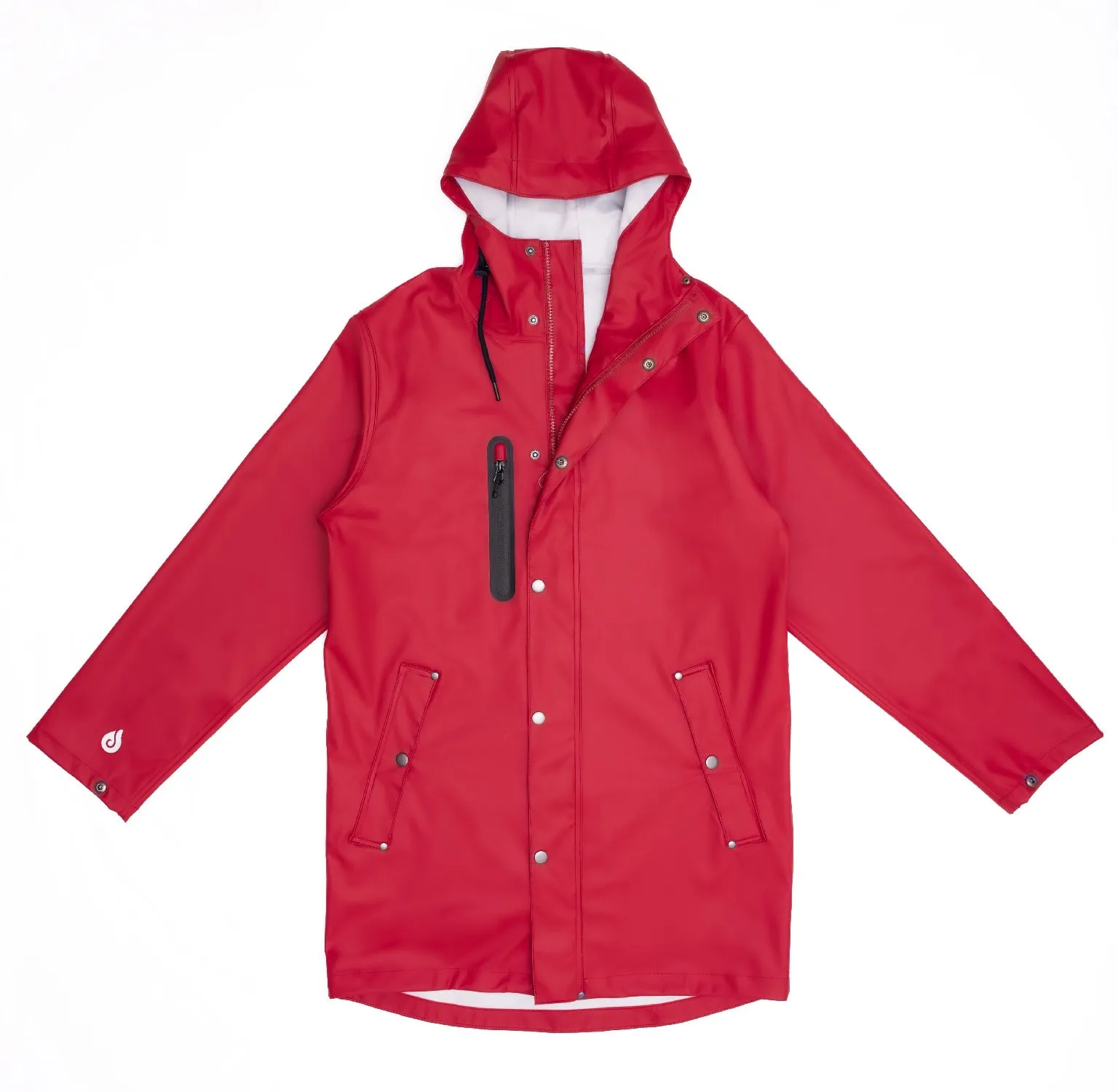 Adults Red PU Splash Coat