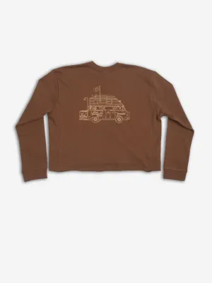 Adventure Van Crop Sweater