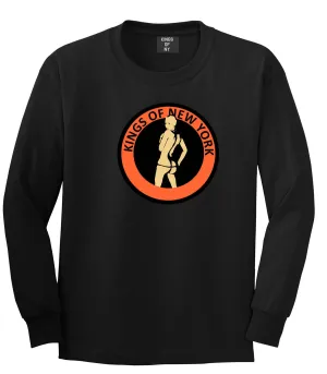 Amber Twerk Kings Of New York Logo Long Sleeve T-Shirt