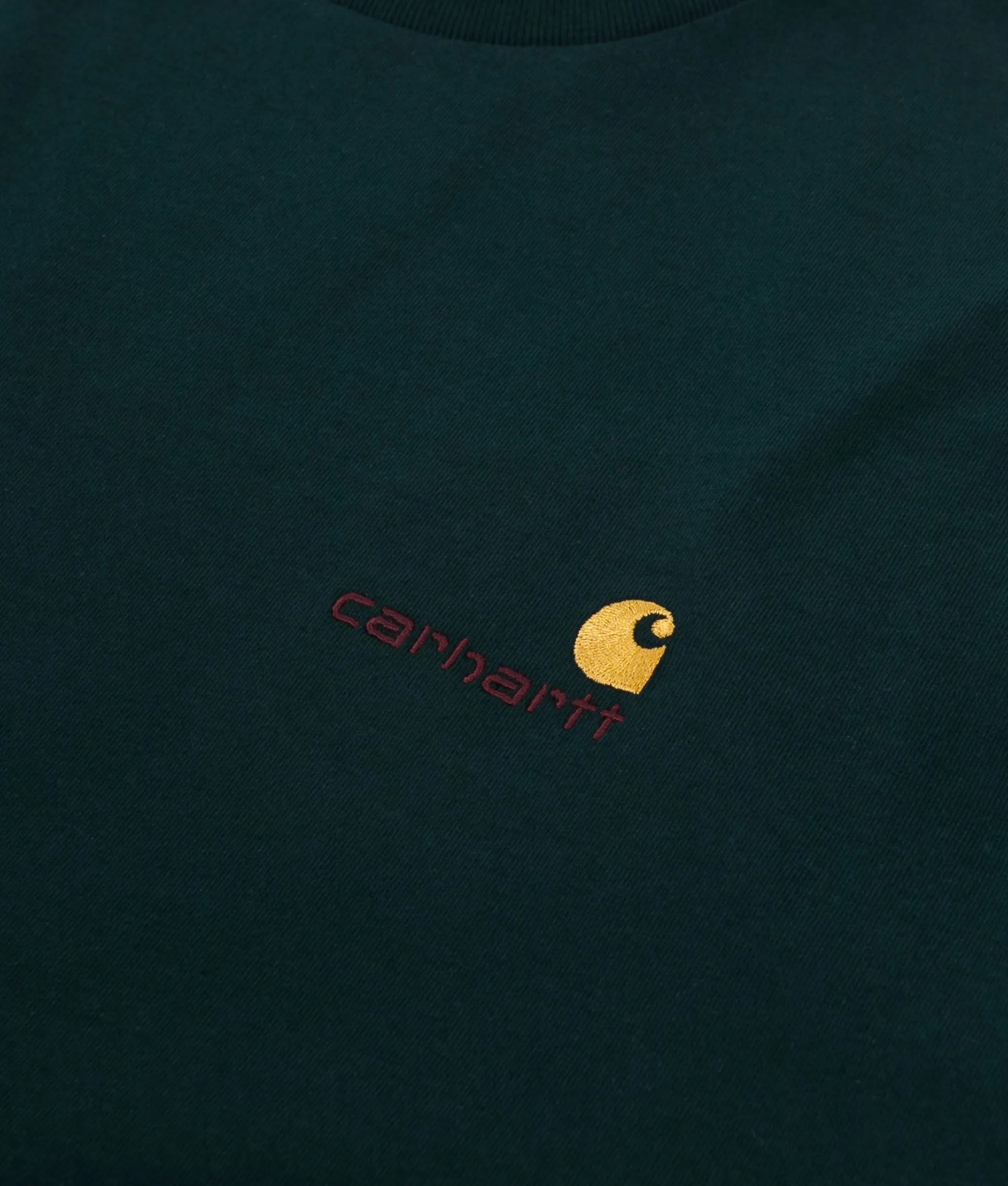 Carhartt American Script T-Shirt - Deep Lagoon