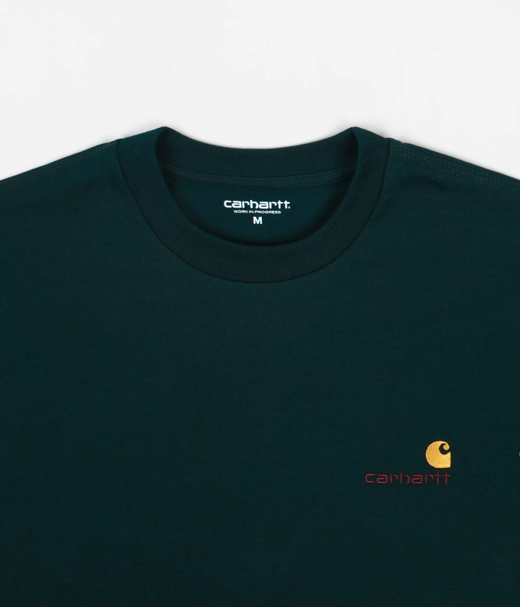 Carhartt American Script T-Shirt - Deep Lagoon