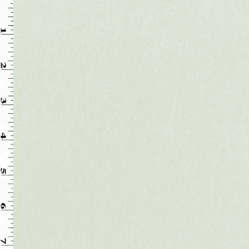 Cement White Melton Wool Blend Jacketing Fabric