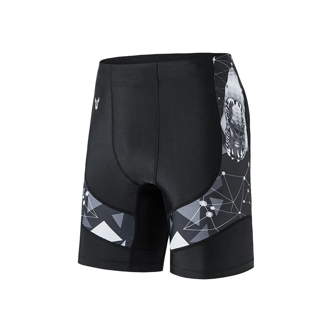 Classic UPF50  Mens Jammer & Compression Shorts Base Layers  - Shark Style