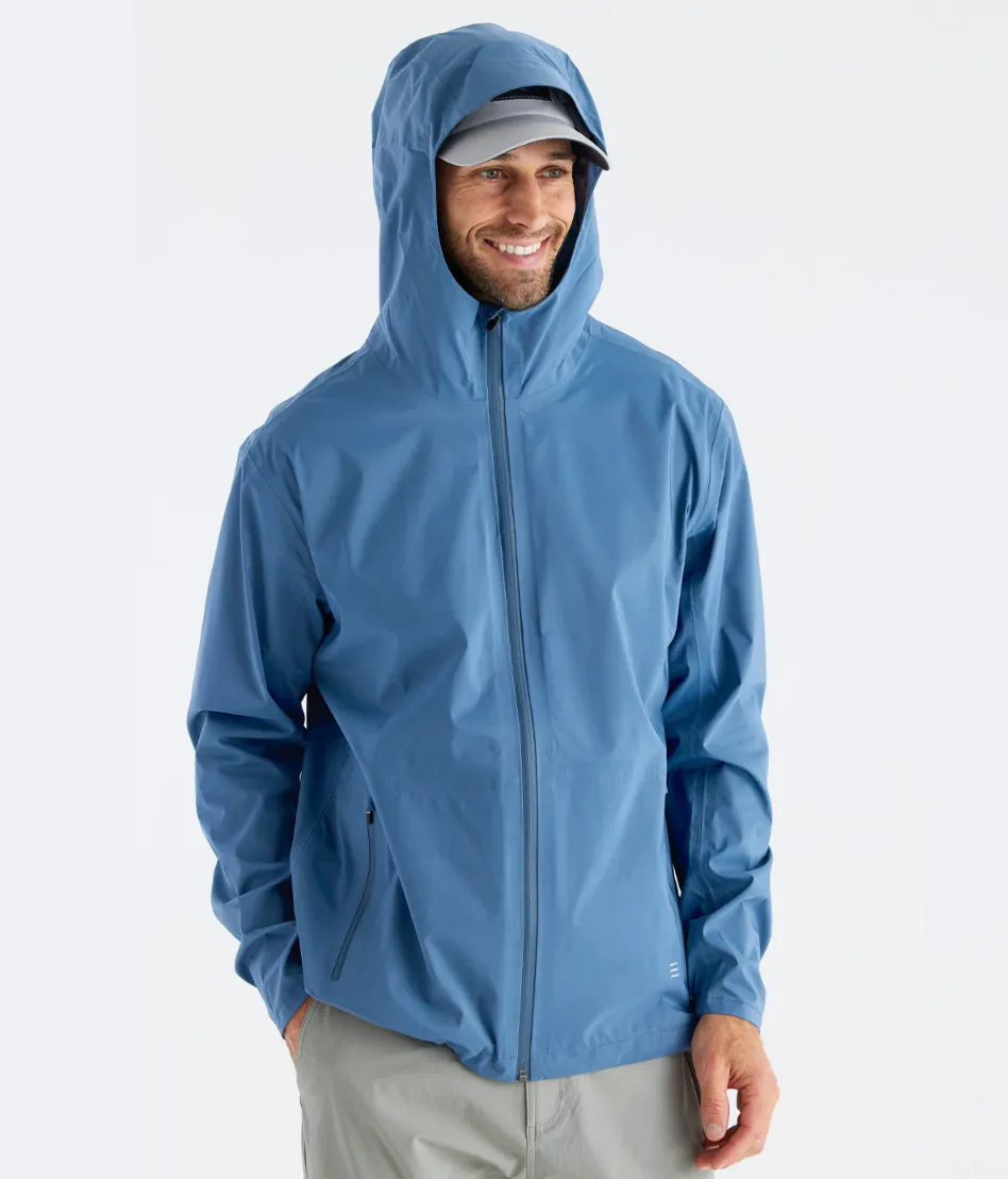 Cloudshield Rain Jacket Heron Blue