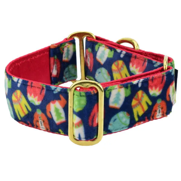 Cozy Sweaters Elite Velvet Martingale Dog Collar