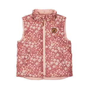 Crywolf Reversible Vest Rosewood Floral