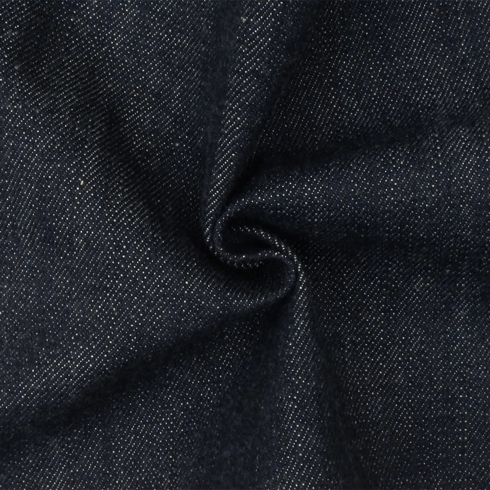 Dark Navy-White-Yellow 12 oz. Cotton Japanese Selvedge Denim Fabric