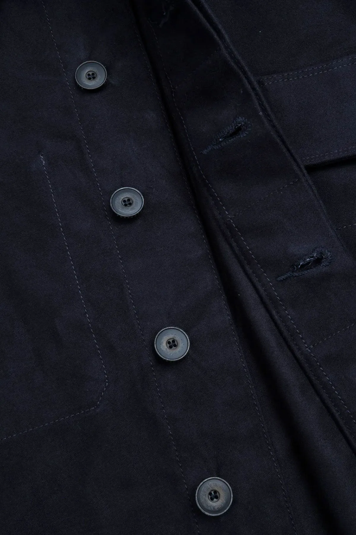 Freenote Cloth - CC-1 Moleskin Chore Coat in Navy