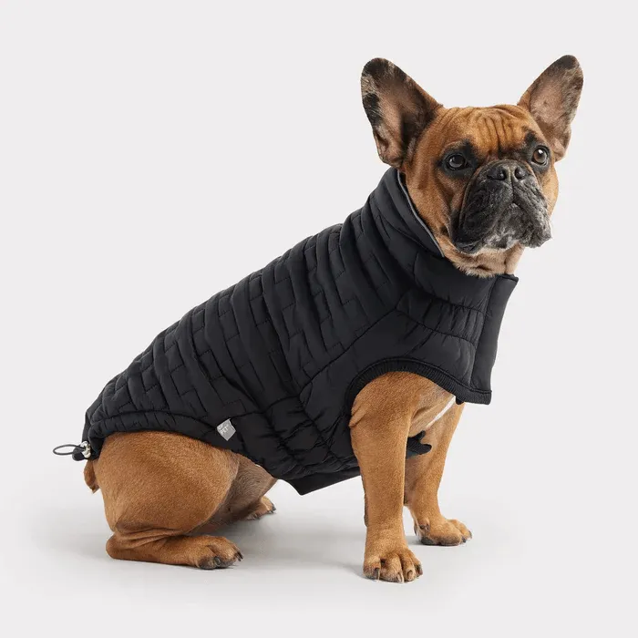 GF Pet Reversible Chalet Jacket Black For Dogs