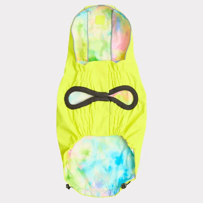 GF Pet Reversible Raincoat Neon Yellow For Dogs