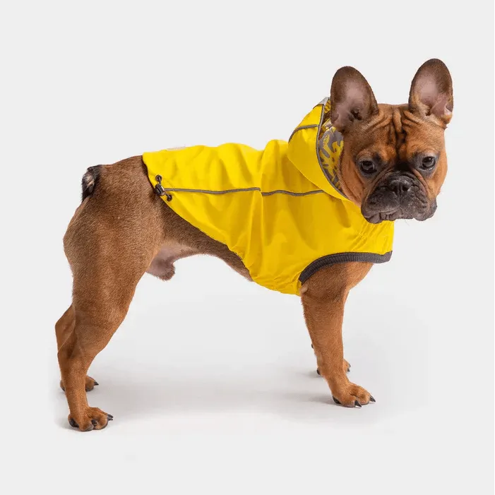 GF Pet Reversible Raincoat Yellow For Dogs