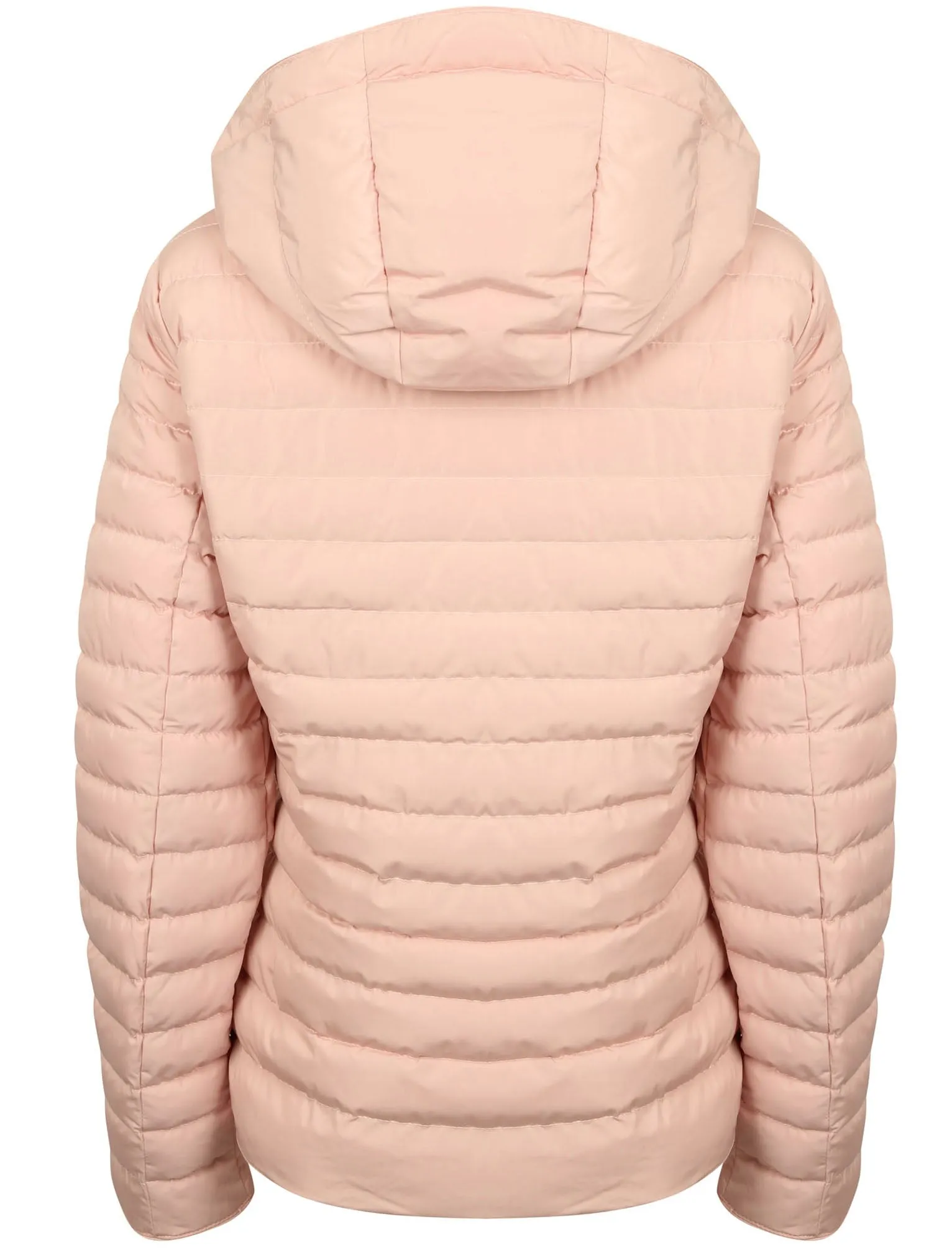 Ginger 2 Quilted Hooded Puffer Jacket in Blush Pink - Tokyo Laundry