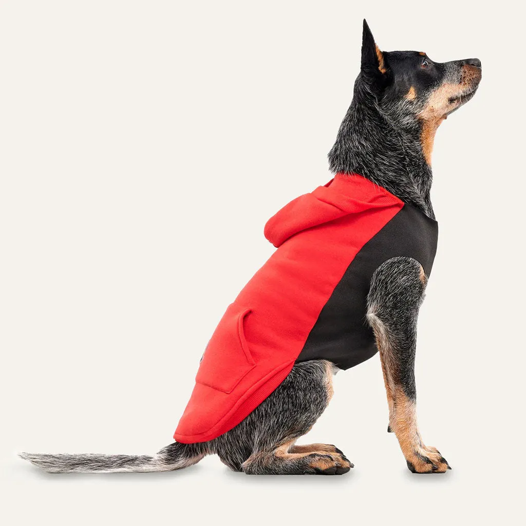 Goo-eez Hoodie Fleece Kangaroo For Dogs, Red