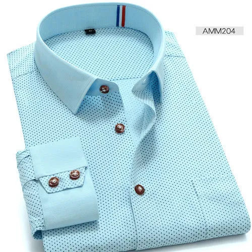 High Quality Polka Dot Long Sleeve Shirt #AMMX