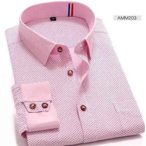 High Quality Polka Dot Long Sleeve Shirt #AMMX