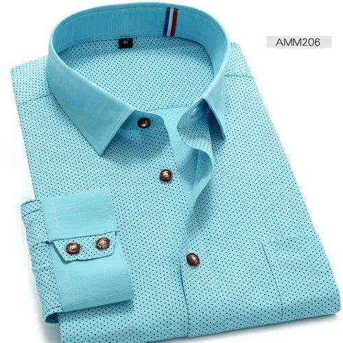 High Quality Polka Dot Long Sleeve Shirt #AMMX