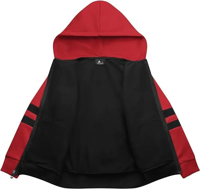 Kid's Full Zip Long Sleeve Fleece Hoodie-ZPK000410