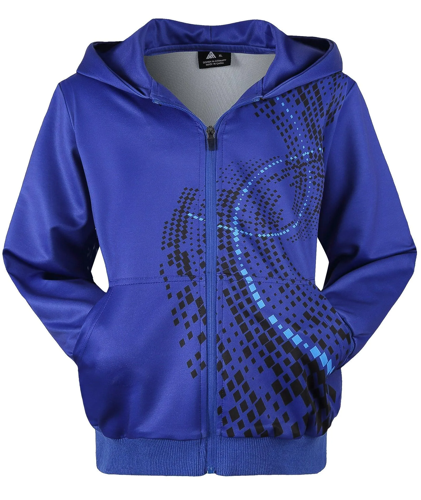 Kid's Sports Printed Winter Fleece Hoodie-ZPK006230