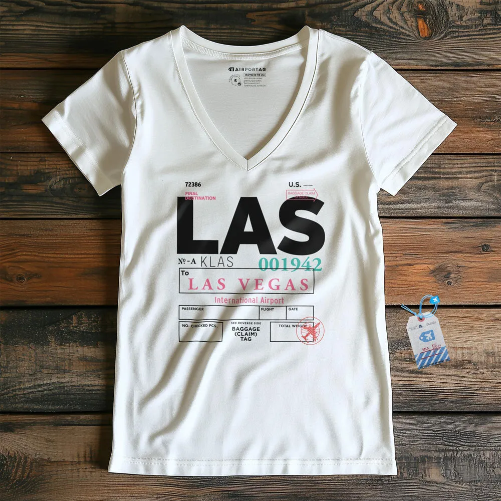 LAS - Women's V-Neck T-Shirt