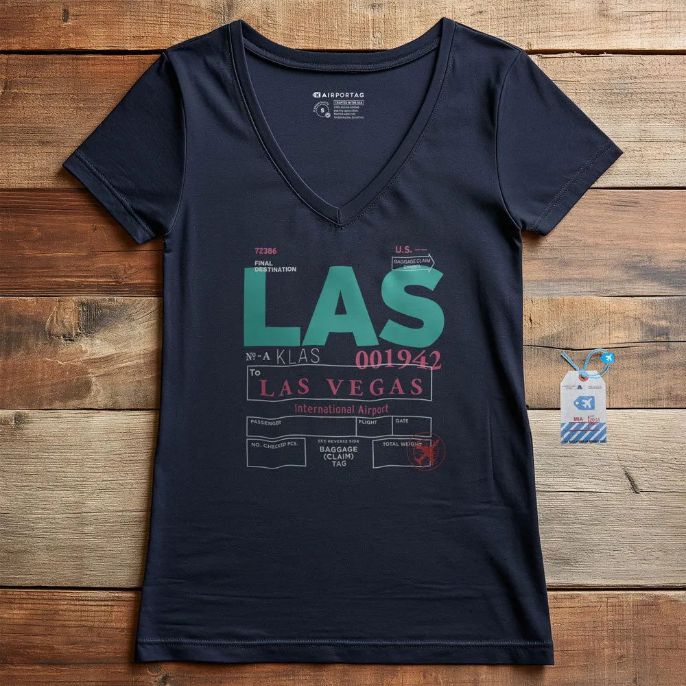 LAS - Women's V-Neck T-Shirt