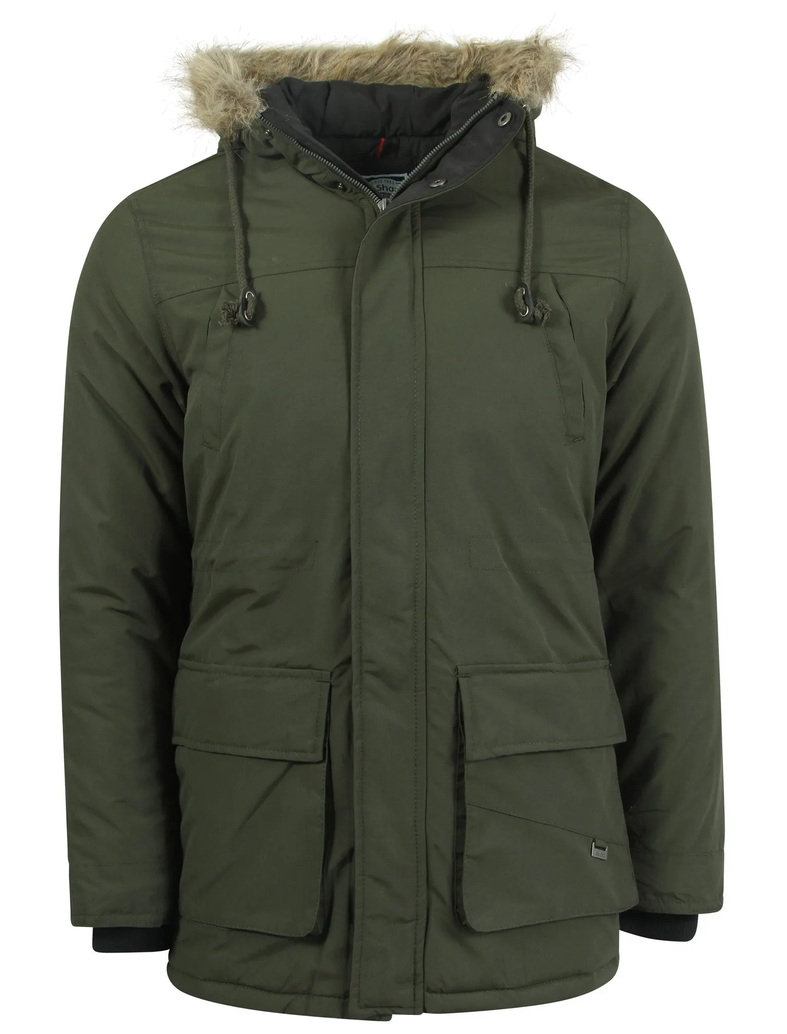 Le Shark Radley green parka jacket