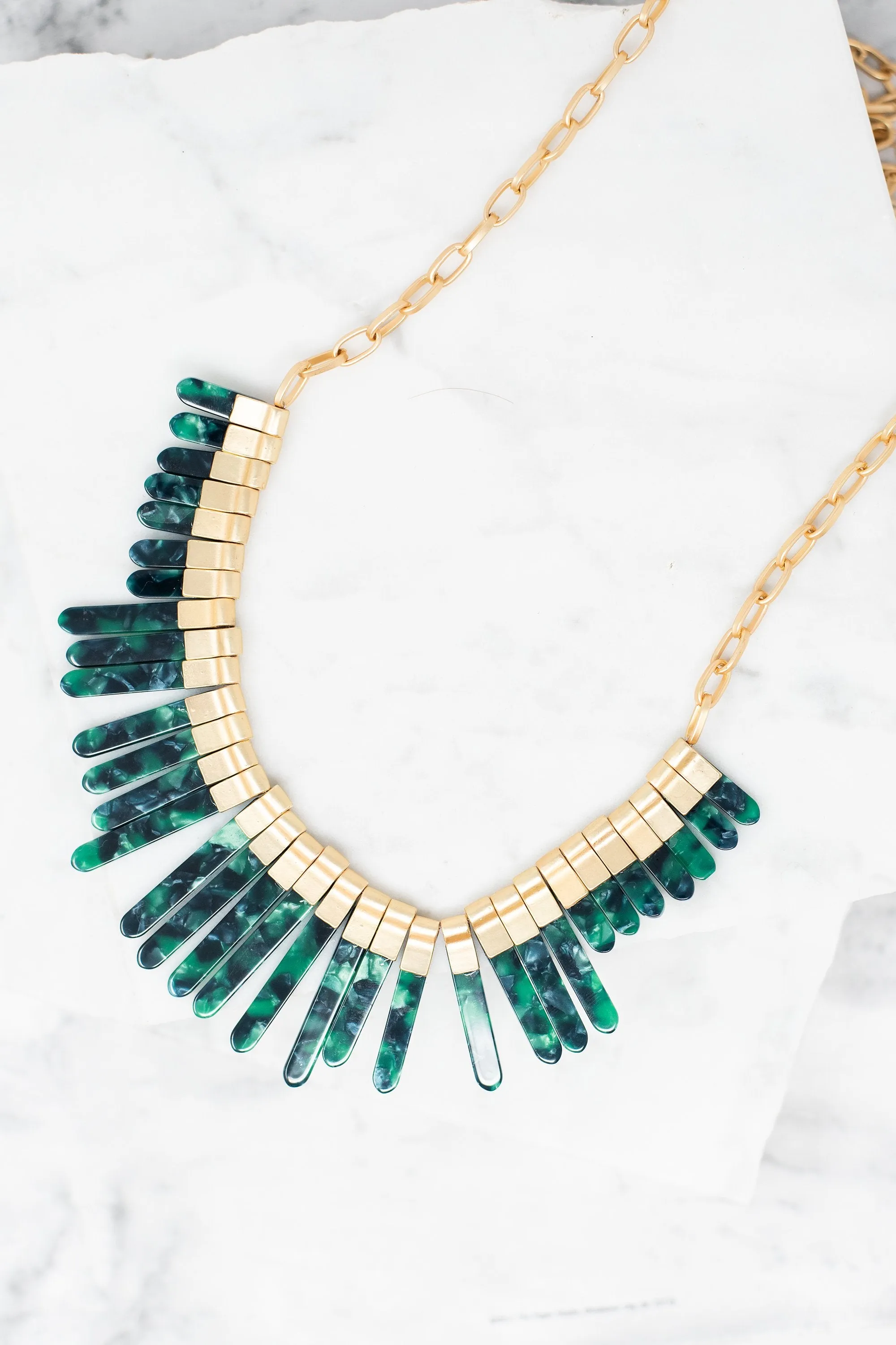 Made For Me Emerald Tortoise Necklace