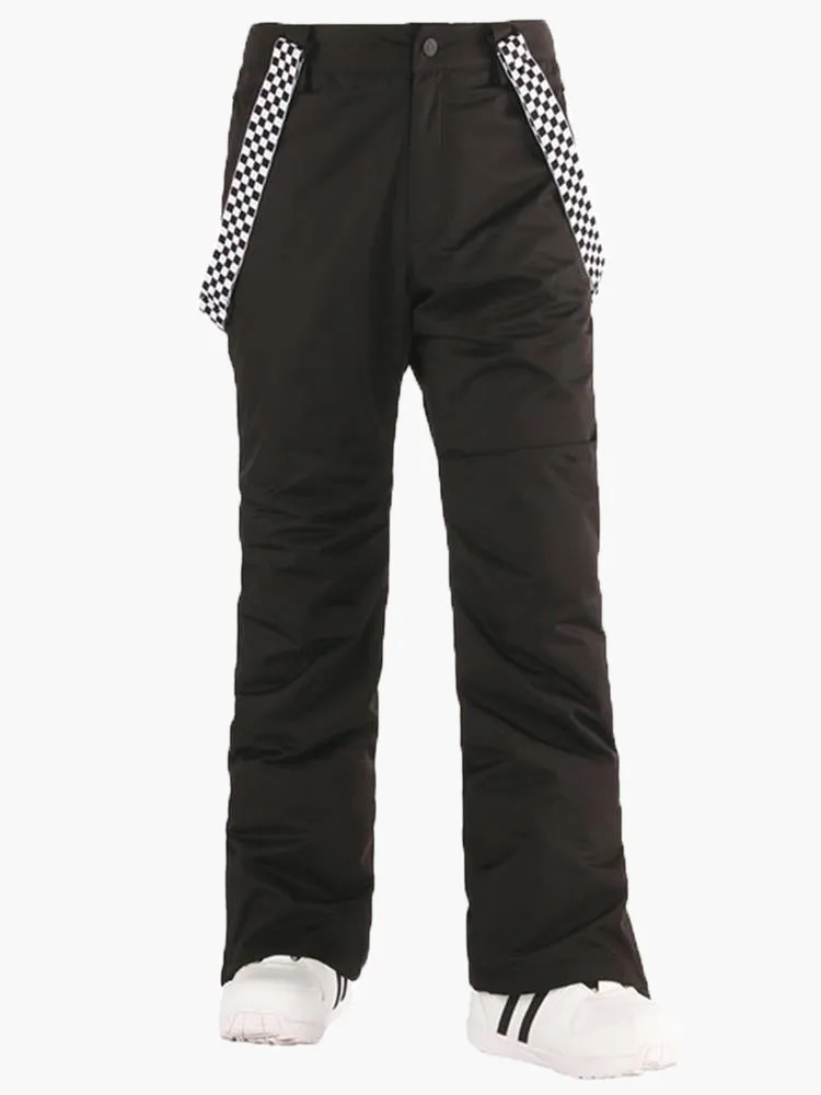 Men's Black Highland Bib Waterproof Ski Snowboard Pants