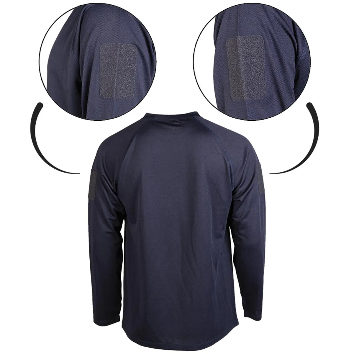 Mil-Tec Tactical Quick Dry Long Sleeve Shirt Dark Blue