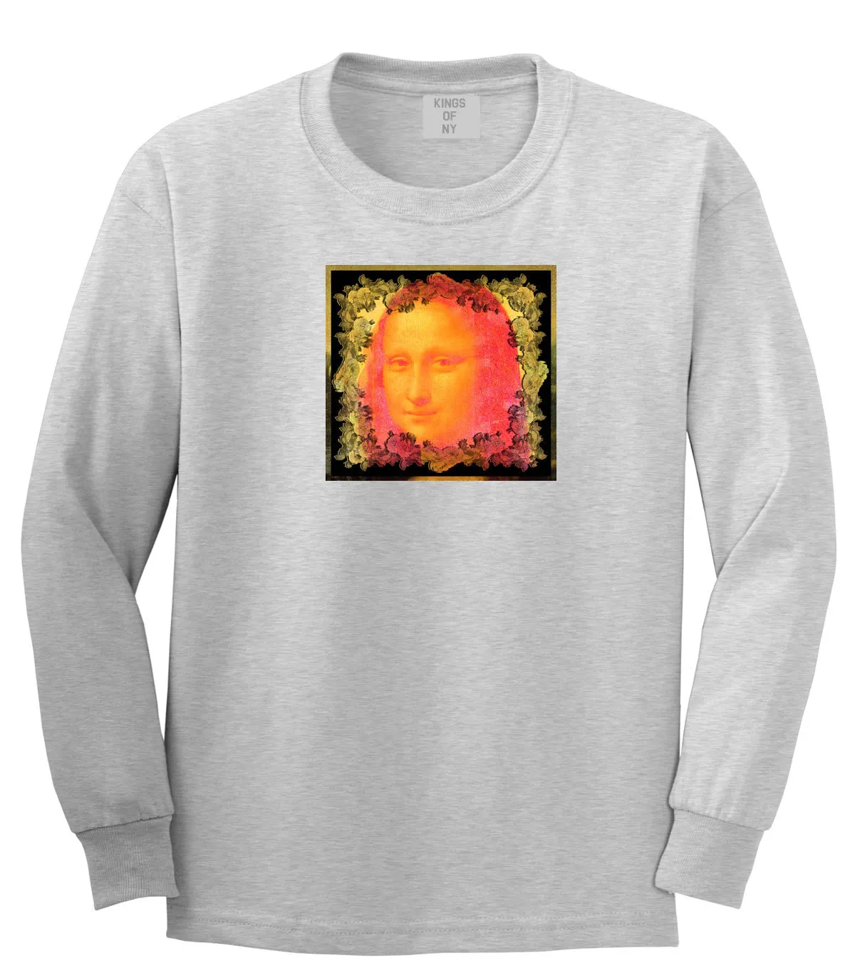 Mona Lisa Painting Art Long Sleeve Boys Kids T-Shirt