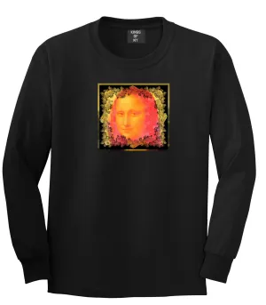 Mona Lisa Painting Art Long Sleeve Boys Kids T-Shirt