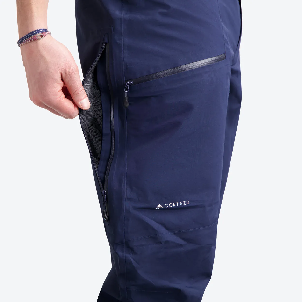 Mountain Shell Pants Dark Blue | Mens