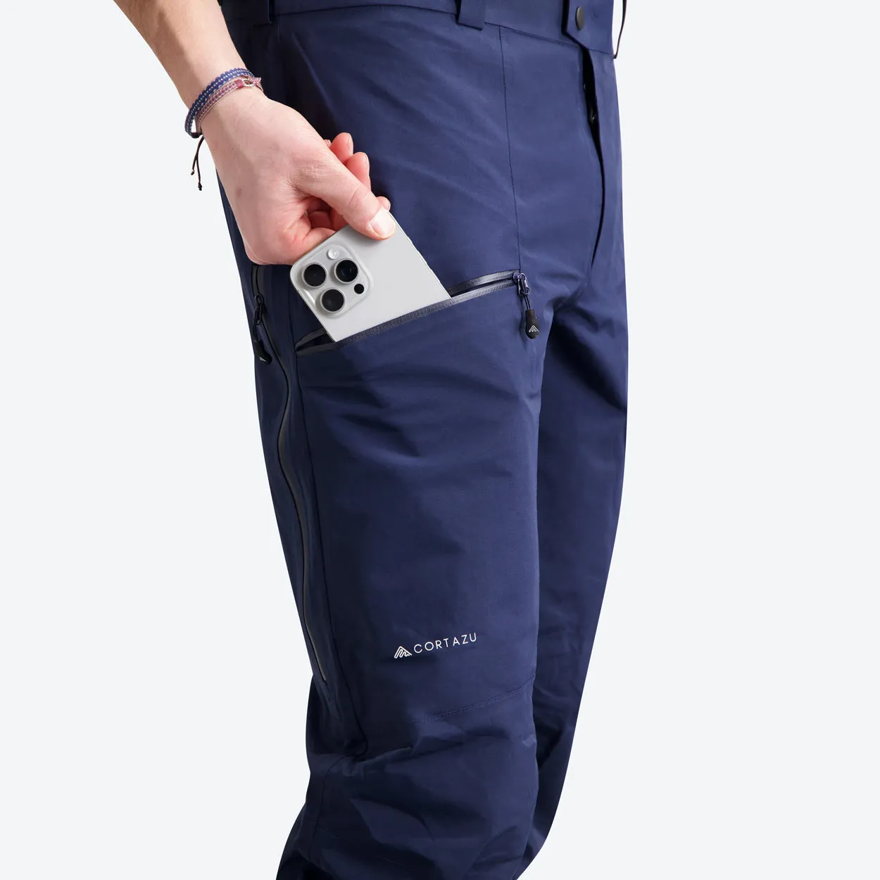 Mountain Shell Pants Dark Blue | Mens