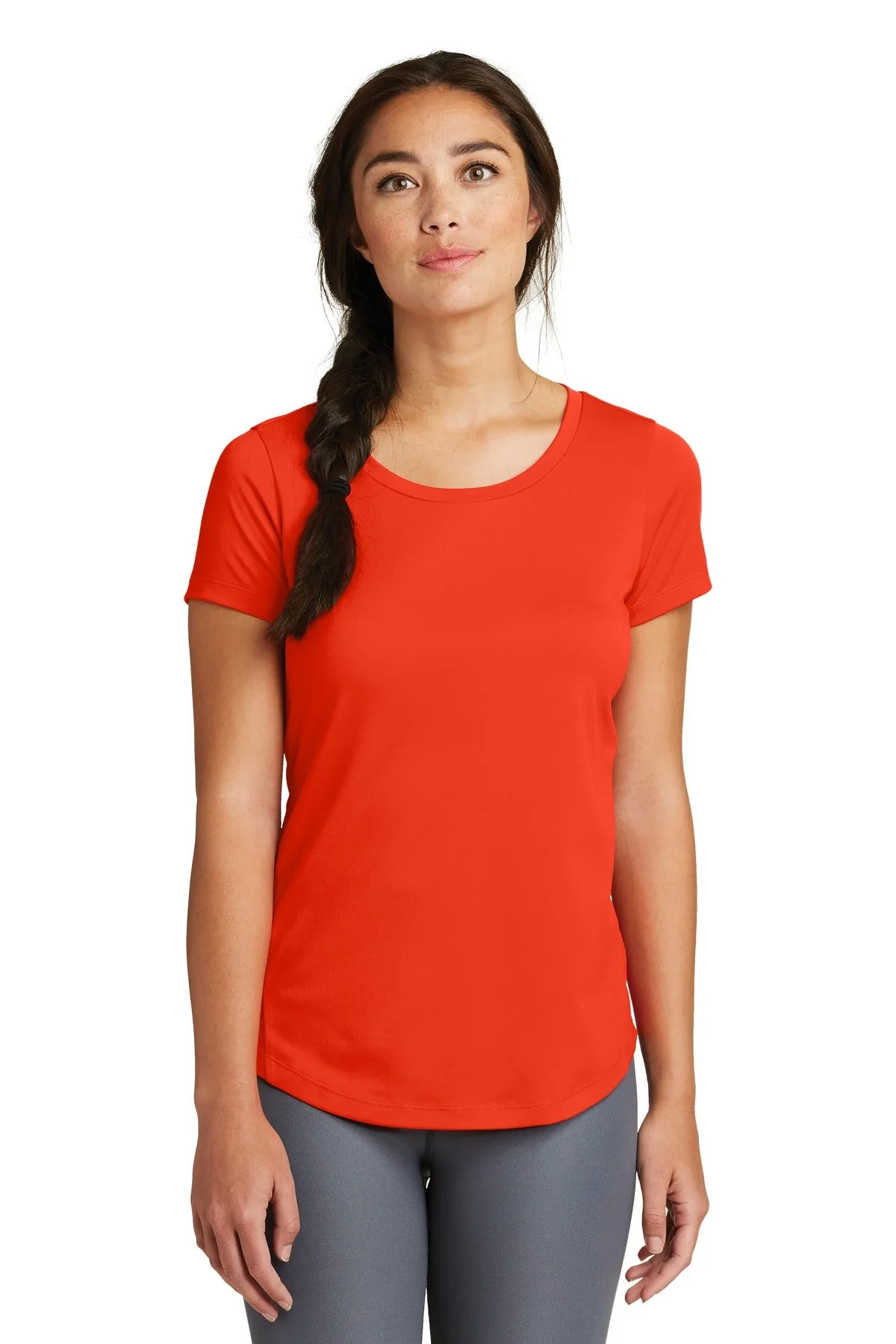 New Era Ladies Series Performance Scoop Tee. LNEA200