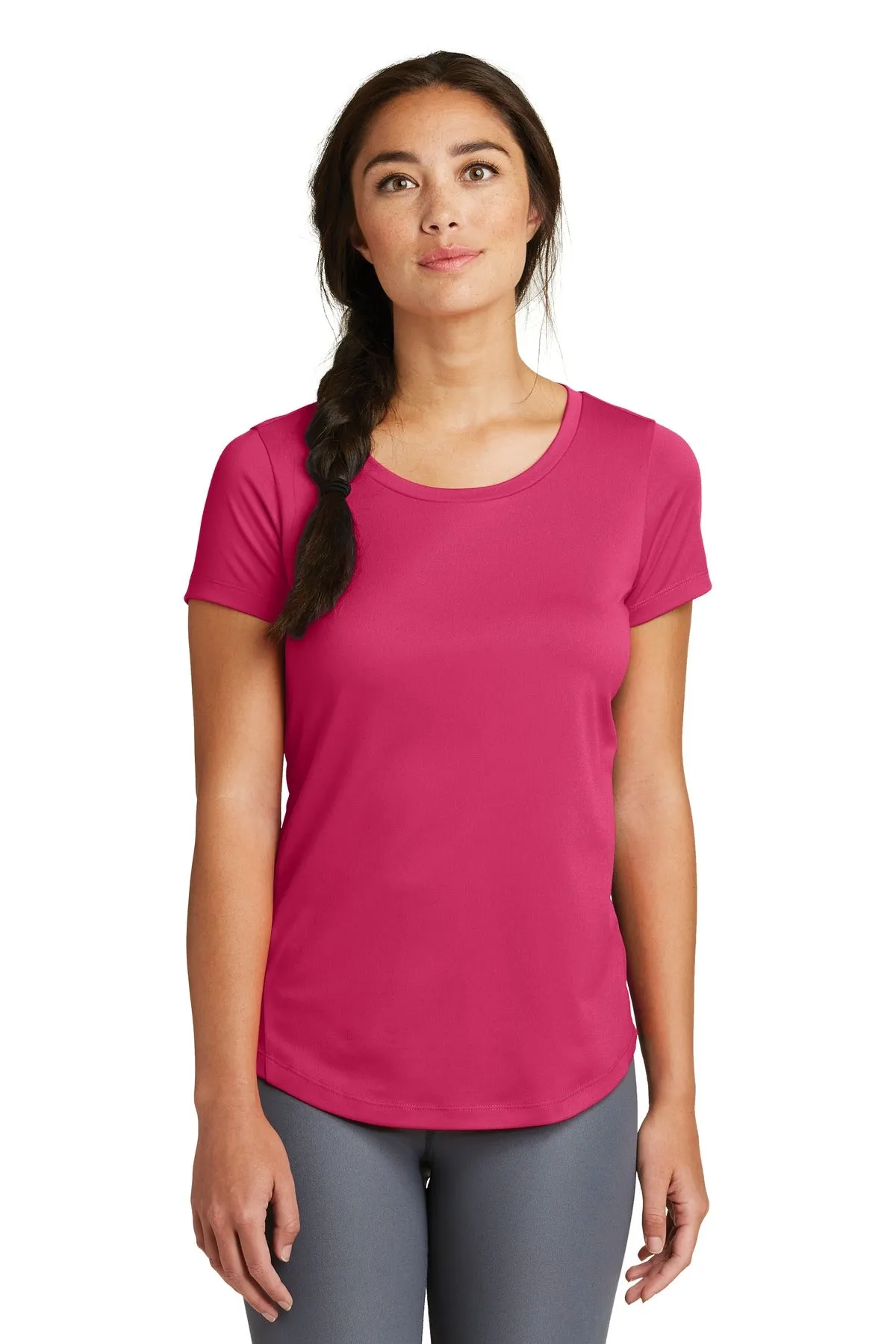 New Era Ladies Series Performance Scoop Tee. LNEA200