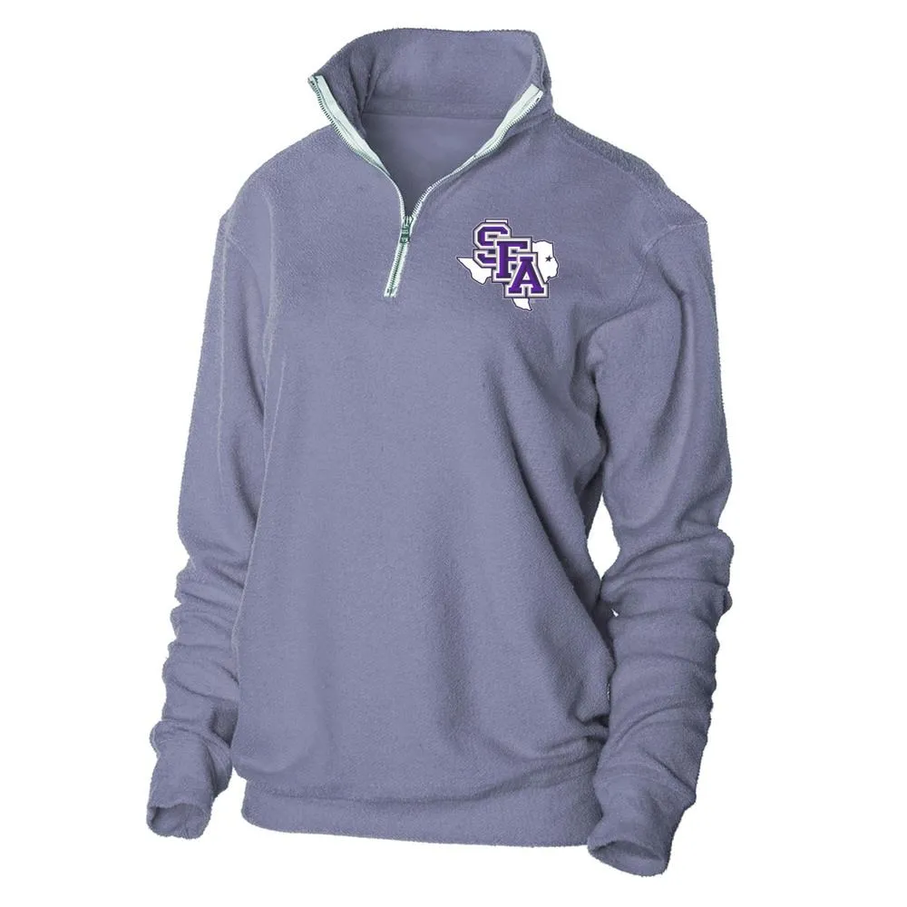 Official NCAA SFA Lumberjacks - RYLSFA06 Herrington Fleece 1/4 Zip Up Sweatshirt