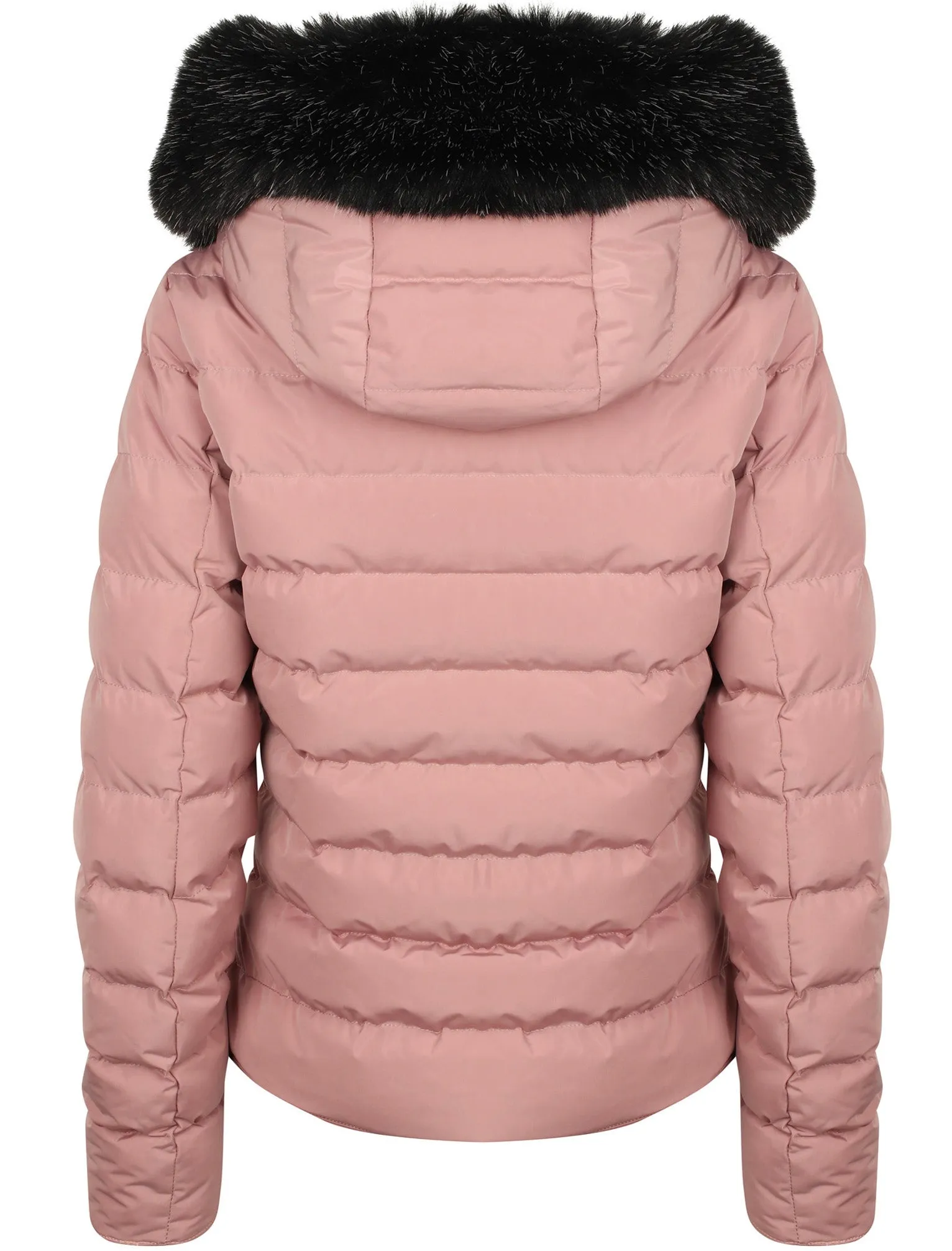 Pepper Quilted Hooded Jacket With Detachable Fur Trim In New Pink - Tokyo Laundry