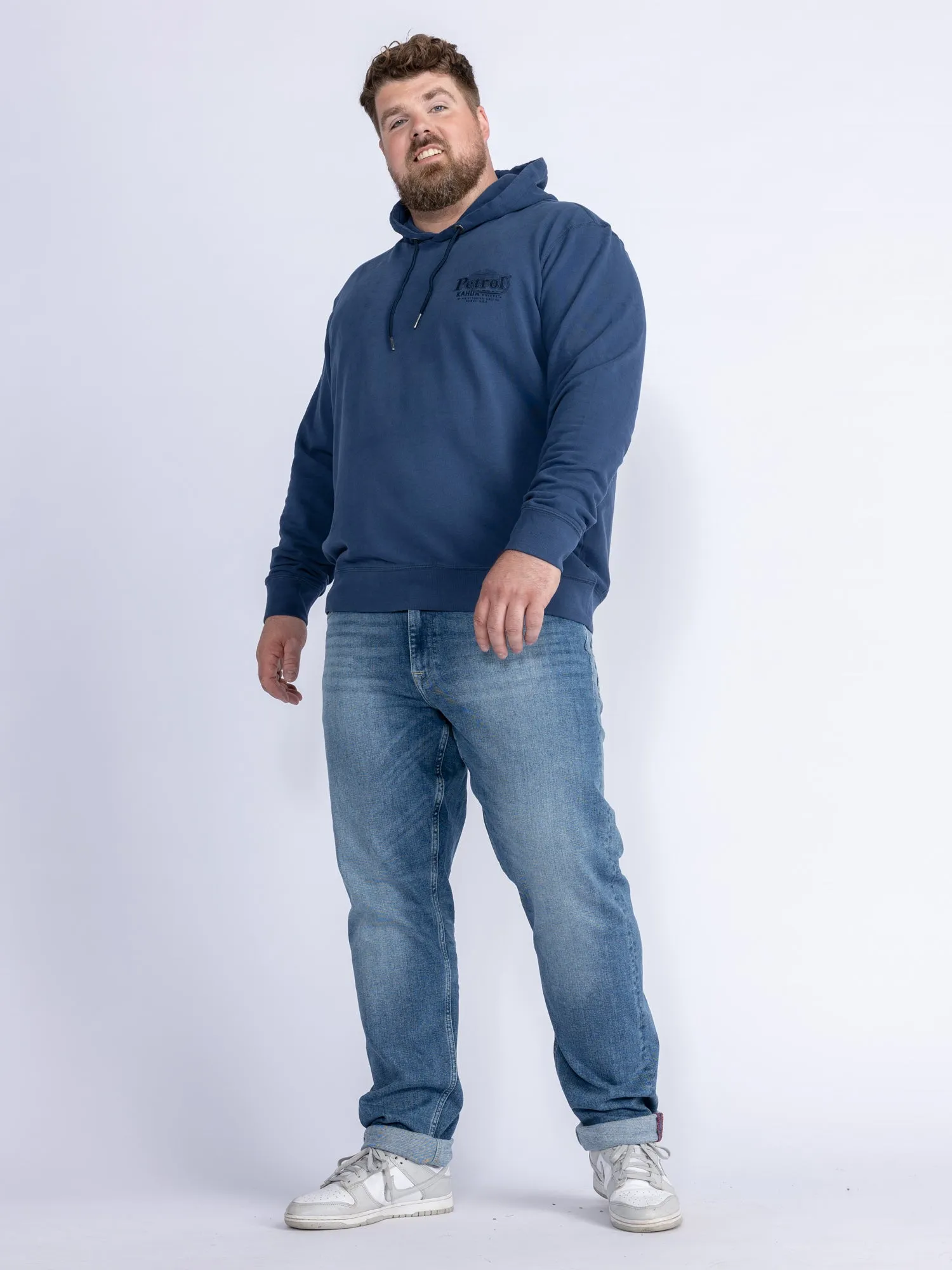 Plus Size Comfortable Hoodie Aquatic