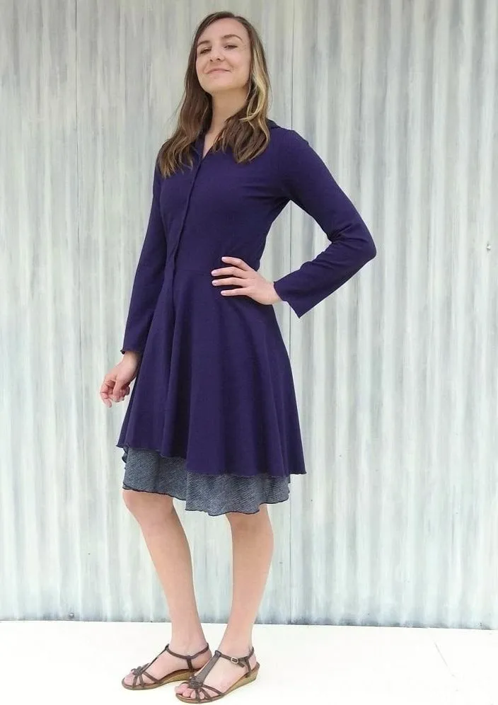 Purple Virginia Dress Coat