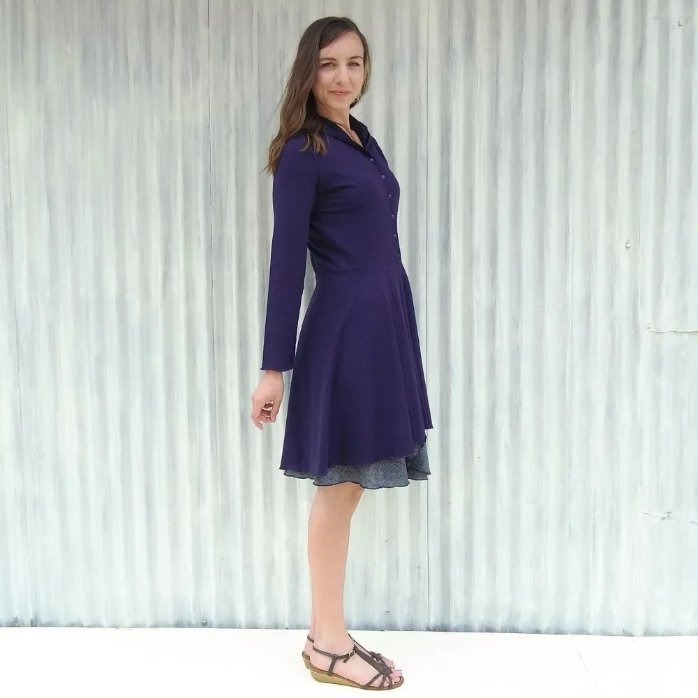 Purple Virginia Dress Coat