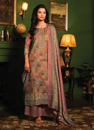 Rivaa Pashmina Unstitched Winter Suits Dress Materials for Ladies