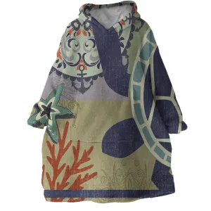 Sea Turtle Passion Wearable Blanket Hoodie