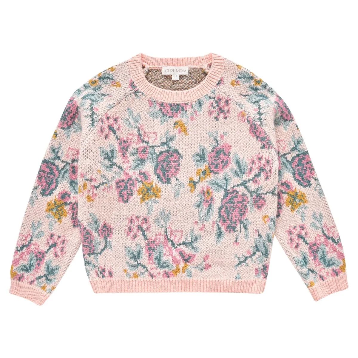 SEYLAN FLOWERS KNITTED SWEATSHIRT