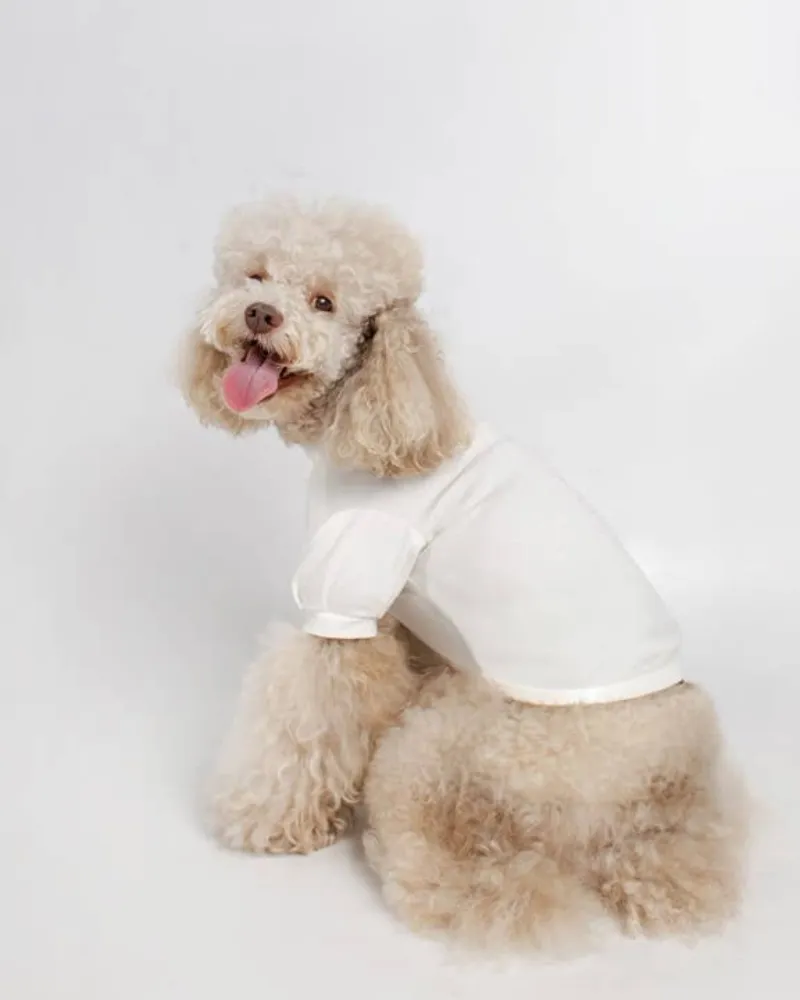 Soft Cotton Bubble Sleeve Dog Shirt