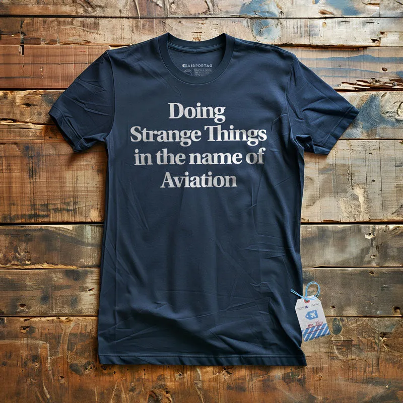 Strange Things Aviation - T-Shirt