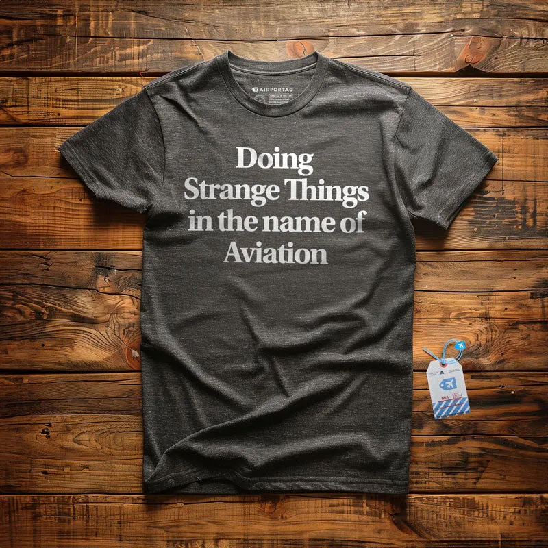 Strange Things Aviation - T-Shirt