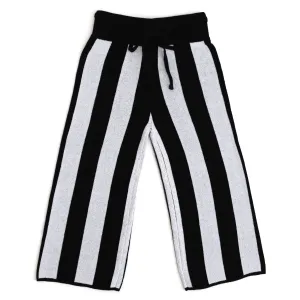 Sweater Pants - Black/White Stripe