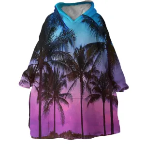 Tropical Skies Wearable Blanket Hoodie