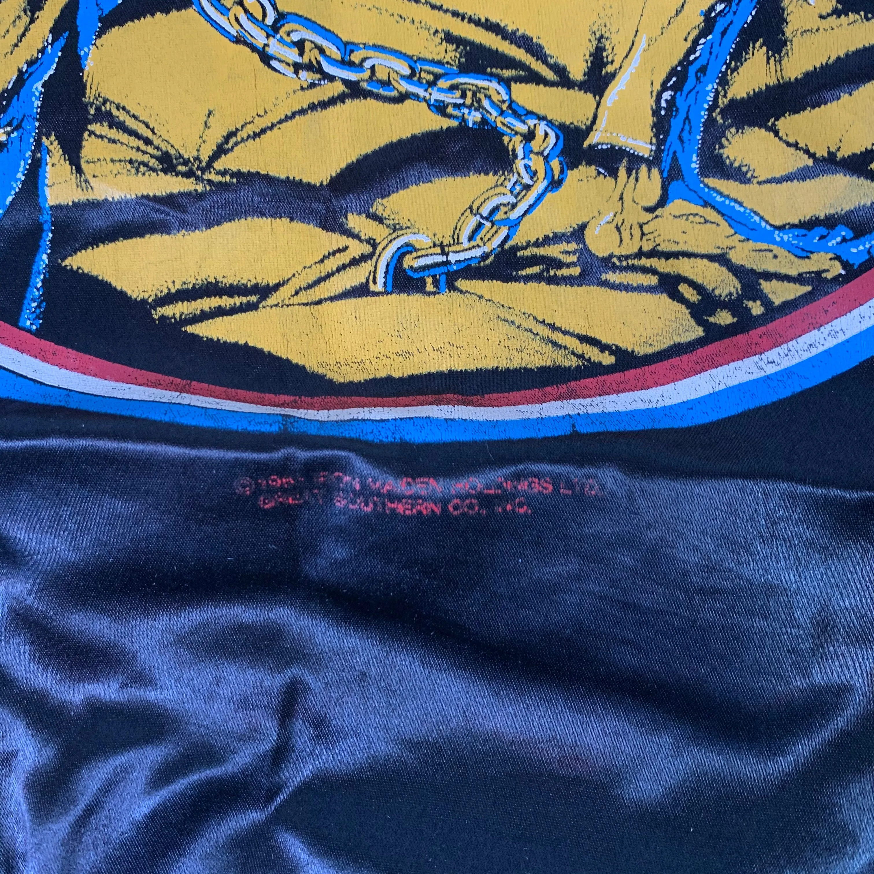 Vintage Iron Maiden "Piece Of Mind" Satin Jacket